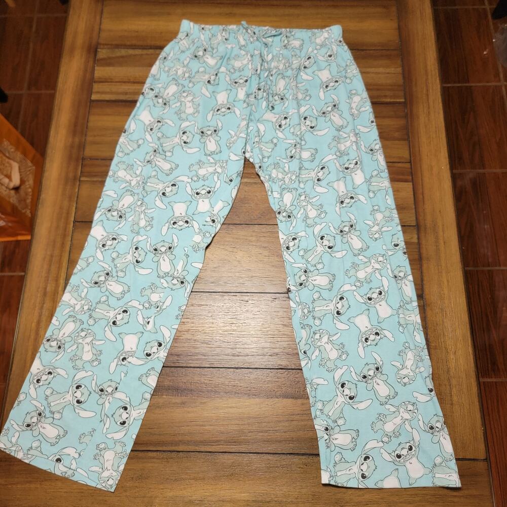 Disney All-Over Stitch Blue PJ / Lounge Pants - Size 1XL